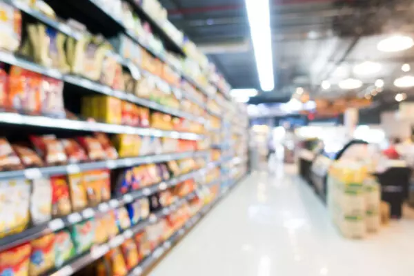 Le principali tipologie di distributori | Immagine di un supermercato